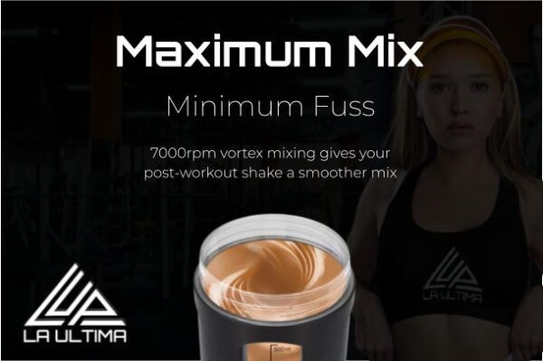 LA Ultima Protein Shaker - Rose Pink - Image 3