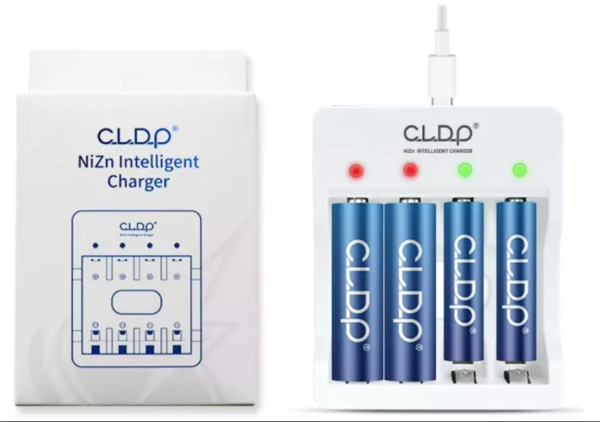 High Capacity NiZn Rechargeable AAA Batteries + 4 Cell Charging Dock - CLDP - Image 5